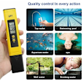 Miniatyrbillede 3 af 3: Digitalt pH-meter, Atc-vandkvalitetstester, 0-14Ph-område, Ph-tester til hjemmebrug