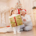 Miniatyrbild 4 av 5: Julklappspapper Rulle - 44X100CM Stor Storlek Kraftpapper Tryckt med Festlig Designmönster för Presentinslagning