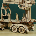 Miniatyrbild 2 av 5: 3D Träpusselmodellkit, Timmerbil, Träbyggsats för Vuxna, Trämekaniskt Byggsats, Present till Födelsedag Fars Dag