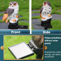 Miniatyrbillede 3 af 4: Haveornamenter Udendørs Ugleform Lys LED Solhave Lys Ugle Plænelampe Vandtæt