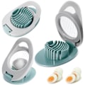 Miniatyrbilde 1 av 4: Eggeskjærer for hardkokte egg, eggeskjærer i rustfritt stål, eggesalatskaper, kokt eggekutter