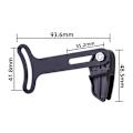 Miniatyrbilde 2 av 3: For ZTTO Aluminiumlegering Motor E-Bike Kjedeguidefeste for Elektriske Sykler