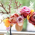 Miniatyrbillede 4 af 5: Rensdyr Pandebånd Julepandebånd Hjortegevir Blomster Pandebånd Jule Rensdyr Gevir Pandebånd Tilbehør Til Julefest Gave