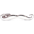 Miniatyrbillede 1 af 5: Skægbåndsklips - Almindelig/Slank Størrelse til Mænds Slippers, Rustfrit Stål, Bryllup Forretningsgave