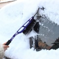 Miniatyrbilde 2 av 3: Snøbørste og isskrape - 2 i 1 snøkostespade fjerning auto snøfjerning bil frontrute rengjøringsverktøy