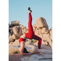 Miniatyrbillede 5 af 5: Yogasokker uden tæer, skridsikre greb og stropper, til Pilates, Barre, Ballet, Bikram, Træning