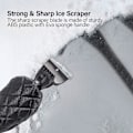 Miniatyrbilde 5 av 5: Isskrape, vindusskrape, isskrape med hanske, bilvindusskrape, anti frost vindusskrape for bil SUV/lastebil frontrute (svart)