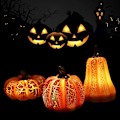 Miniatyrbillede 2 af 5: Halloween Græskar LED, 3 Styk Græskar Lanterne, Halloween Græskar Lys, Halloween Græskar Lys, Thanksgiving Lysende 3D Græskar Efterår.