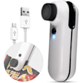 Pikkukuva 1 / 5: Mini-pussi sulkija, 2 in 1 USB ladattava lämpö sulkija ja leikkuri, Mini siru pussi sulkija lämpö sulkeminen pehmeällä magneetilla