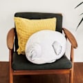 Miniatyrbilde 8 av 10: Angry Seal Pute Plysj Seal Animal Toy Seal Pute W White 60CM