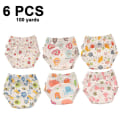 Miniatyrbillede 2 af 5: Unisex bomuld Genanvendelige Potty Træningsbukser Åndbar 6-Pack yz 110 style 3