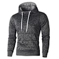 Miniatyrbillede 2 af 4: Langærmet afslappet sweatshirt til mænd afslappet hættetrøje W dark grey XL