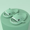 Miniatyrbilde 1 av 5: Shark tøfler dusj badetøfler W Matcha Green 40 41