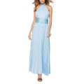 Miniatyrbillede 3 af 4: Kvinders Bandage Multi Way Wrap Convertible Maxikjole Brudepige Z Blue L