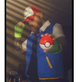 Miniatyrbillede 6 af 9: Anime blå jakke til mænd Cosplay Cosplay XXXL - XS