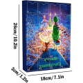 Miniatyrbild 6 av 10: Adventskalender 2023 Julgranscheckdekorationer Julkalender för barn Vuxna D