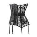 Pikkukuva 4 / 4: Mesh-nauhoituskorsetti näyttää seksikkäältä Z black 2XL