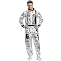 Miniatyrbillede 2 af 4: Astronaut Kostume Rumdragt Dame Jumpsuit Halloween Party One M Men