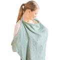 Miniatyrbild 1 av 9: Amning Bomullsskydd Integritetsskydd med Halter Neck Nursing Filtar Breastfeeding Skydd blå wz blue