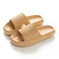 Kvinnor Tjock Platform Cloud Tofflor . khaki 34-35(230mm)