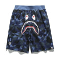 Miniatyrbild 1 av 2: Bape-haj huvudshorts för män Y . blue 2XL(180-185CM)