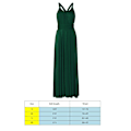 Miniatyrbillede 2 af 4: Kvinders Bandage Multi Way Wrap Convertible Maxikjole Brudepige Z Green XL