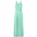 Pikkukuva 1 / 4: Naisten side, monisuuntainen avoauto, morsiusneito Z mint green L