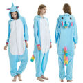 Miniatyrbilde 1 av 3: Voksen- eller barn-cosplay-dyrpyjamas i ett stykke W blue 100