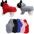 Miniatyrbillede 1 af 3: Pet Cat hættetrøje Kostume Hunde Puppy Coat Outfit Jumper Warm Jacket W dark bule L