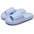 Kvinnor Tjock Platform Cloud Tofflor . light blue 38-39(250mm)