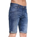 Miniatyrbilde 1 av 6: Duck and Cover Musstone denimshorts for menn Z X Mid Wash 32R
