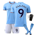 Miniatyrbild 2 av 3: fotbollströja fotbollskläder tröja manchester city sterling haal W #10 strumpor benskydd #M