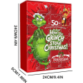 Miniatyrbild 10 av 10: Adventskalender 2023 Julgranscheckdekorationer Julkalender för barn Vuxna F
