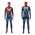 Miniatyrbild 2 av 3: Män Pojke Spider Man Cosplay Kostym Party Jumpsuit Ps5 Spider-man 2 Finklänning XS