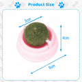 Miniatyrbillede 2 af 6: 4 stk Catnip bolde, Tandrensning Kattespids legetøj til katte, 5*4cm.
