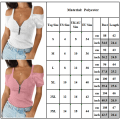 Miniatyrbilde 2 av 6: Dame-t-skjorte i ren farge, sommer topp glidelås Off Shoulder Z X Black 2XL