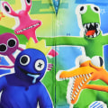 Miniatyrbild 4 av 5: Roblox Rainbow Friends Rainbow Friends Hoodie med dragkedja  30 -1 1 130