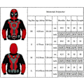 Pikkukuva 3 / 3: Deadpool Huppari Lapsille Pojille Casual Full Zip Hoodie Takki Löysä Puku 4-5 Years