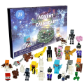 Miniatyrbillede 1 af 2: 24 stk adventskalender Minecraft samlet byggeklodslegetøj Jul Halloween Legetøj Gave Minifigur Sæt Puslespil Gaver V