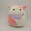 Miniatyrbillede 2 af 2: Squishmallow Connor The Cow Plys Legetøj Blød Animal Cartoon Pillow. 12
