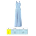 Pikkukuva 3 / 4: Naisten side ulti Way Wrap Cabriolet aksimekko Bridesmaid Z Blue M