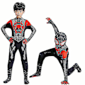 Pikkukuva 2 / 2: Spiderman-asu lapsille Z X Into the spider verse 3-4 Years