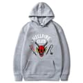 Stranger Things 4 Hellfire Club hettegenser Hettegenser Topp W light grey M