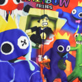Miniatyrbild 5 av 6: Roblox Rainbow Friends Rainbow Friends Hoodie med dragkedja -1 2 110