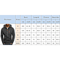 Miniatyrbillede 4 af 4: Than Zip Træningsjakke Gym Hætte Langærmet Sweatshirt Gym Top Efterår Vinterfrakke Light Gray M