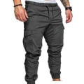 Pikkukuva 1 / 5: Miesten taskuhousut Casual Jousto String Ode Pitkät housut Z X Dark Grey M