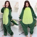Pikkukuva 8 / 8: Fancy Cosplay Costume Onesie Pyjama aikuisten yöasut Dinosaur L -1 XL