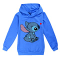 Pikkukuva 1 / 3: Lasten Lilo Stitch Pocket Hupparit Pusero Pusero Pusero k Dark Blue 140cm