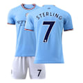 Miniatyrbild 1 av 2: Manchester City tröja 22-23 fotbollströja vuxen tröja nummer STERLING 7 2XL