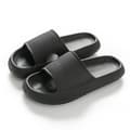Cloud-tøfler med tykk plattform for kvinner H black 40-41(260mm)